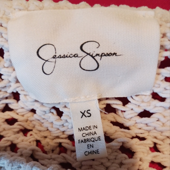 Jessica Simpson XS knitted top cream color - Picture 3 of 6
